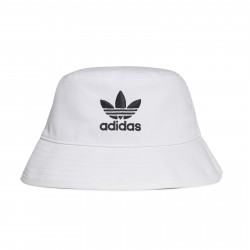 ADIDAS, Trefoil bucket hat adicolor, White