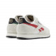 REEBOK, Cl leather, Pure grey 1/vector red/gold met.
