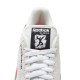 REEBOK, Cl leather, Pure grey 1/vector red/gold met.