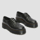 DR. MARTENS, 1461 quad, Croc gunmetal wild croc emboss