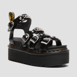 DR. MARTENS, Blaire ii quad chain, Black patent lamper