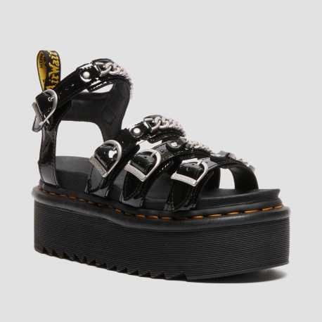 Blaire ii quad chain - Black patent lamper