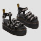 DR. MARTENS, Blaire ii quad chain, Black patent lamper