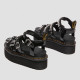 DR. MARTENS, Blaire ii quad chain, Black patent lamper