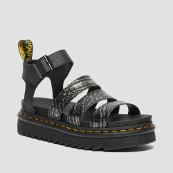 DR. MARTENS, Blaire, Gunmetal wild croc emboss