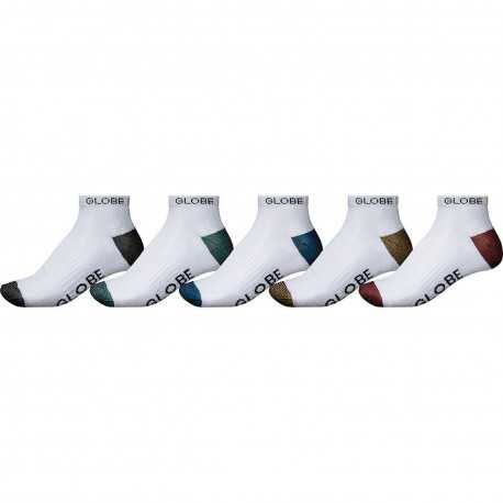 Ingles ankle sock 5 pack - White