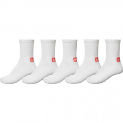 GLOBE, Minibar crew sock 5 pack, White