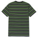 HUF, T-shirt crown stripe ss knit top, Black