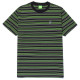HUF, T-shirt crown stripe ss knit top, Black