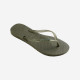 HAVAIANAS, Slim, Logo metallic green