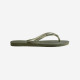 HAVAIANAS, Slim, Logo metallic green