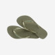 HAVAIANAS, Slim, Logo metallic green