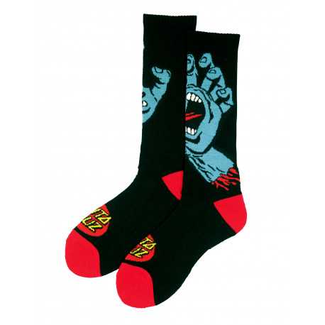 Screaming hand sock - Black