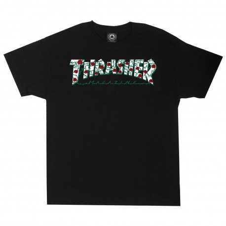 T-shirt roses - Black