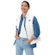 JUST OVER THE TOP, Seda sans manche basique, Blanc