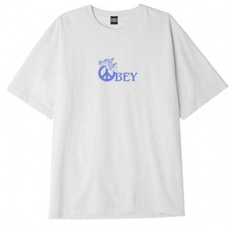 Obey peace angel - White