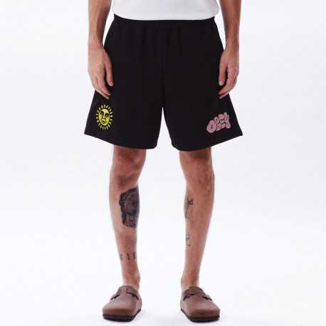 Obey bubble sweatshort - Black