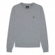 LYLE AND SCOTT, Crew neck sweatshirt, Mid grey marl