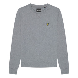 LYLE AND SCOTT, Crew neck sweatshirt, Mid grey marl