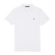 JUST OVER THE TOP, Cherbourg polo basique mc, Blanc