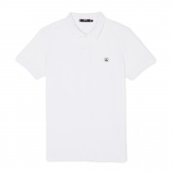 JUST OVER THE TOP, Cherbourg polo basique mc, Blanc