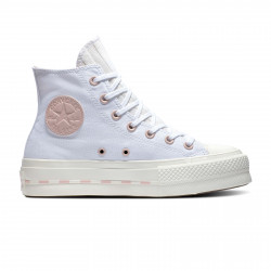CONVERSE, Chuck taylor all star lift crafted canvas platform, White/egret/pink clay