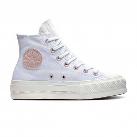 Chuck taylor all star lift crafted canvas platform - White/egret/pink clay