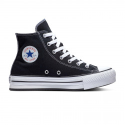 CONVERSE, Chuck taylor all star eva lift canvas platform, Black/white/black