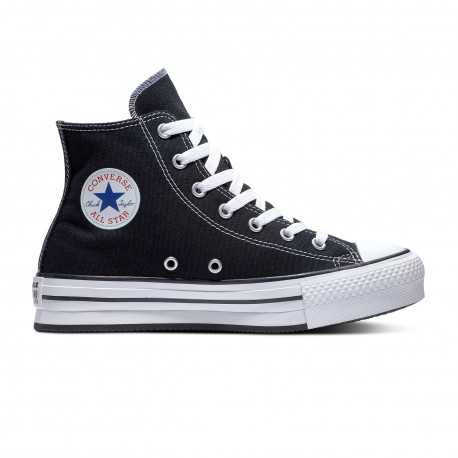 Chuck taylor all star eva lift canvas platform - Black/white/black