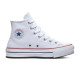 CONVERSE, Chuck taylor all star eva lift canvas platform, White/garnet/navy