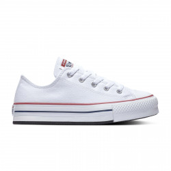 CONVERSE, Chuck taylor all star eva lift canvas platform, White/garnet/navy