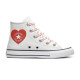 CONVERSE, Chuck taylor all star, Vintage white/university red