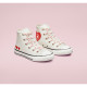 CONVERSE, Chuck taylor all star, Vintage white/university red