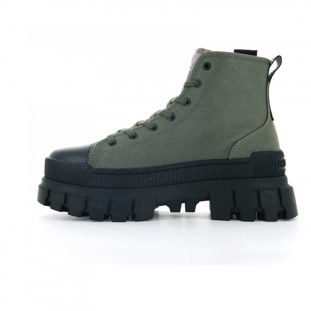 PALLADIUM Revolt Hi Tx Olive Night Suffern