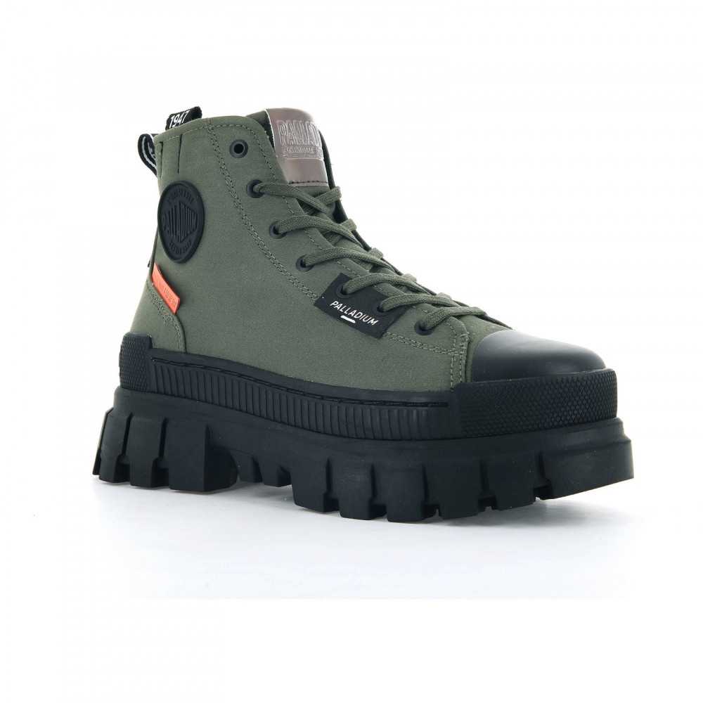 PALLADIUM Revolt Hi Tx Olive Night Suffern