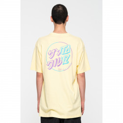 SANTA CRUZ, Divide dot t-shirt, Butter