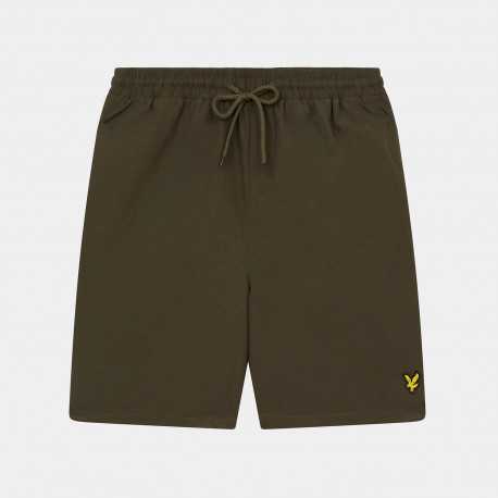 Plain swim short - Olive