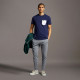 LYLE AND SCOTT, Contrast pocket t-shirt, Navy/white