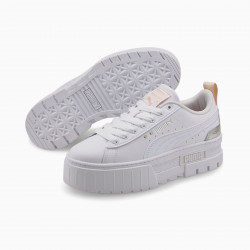 PUMA, Mayze shiny jr, Puma white-puma silver