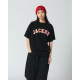 JACKER, College tee, Black