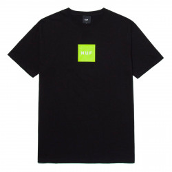 HUF, T-shirt ss essentials box logo, Black