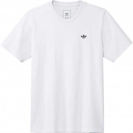 4.0 logo ss tee - White/black