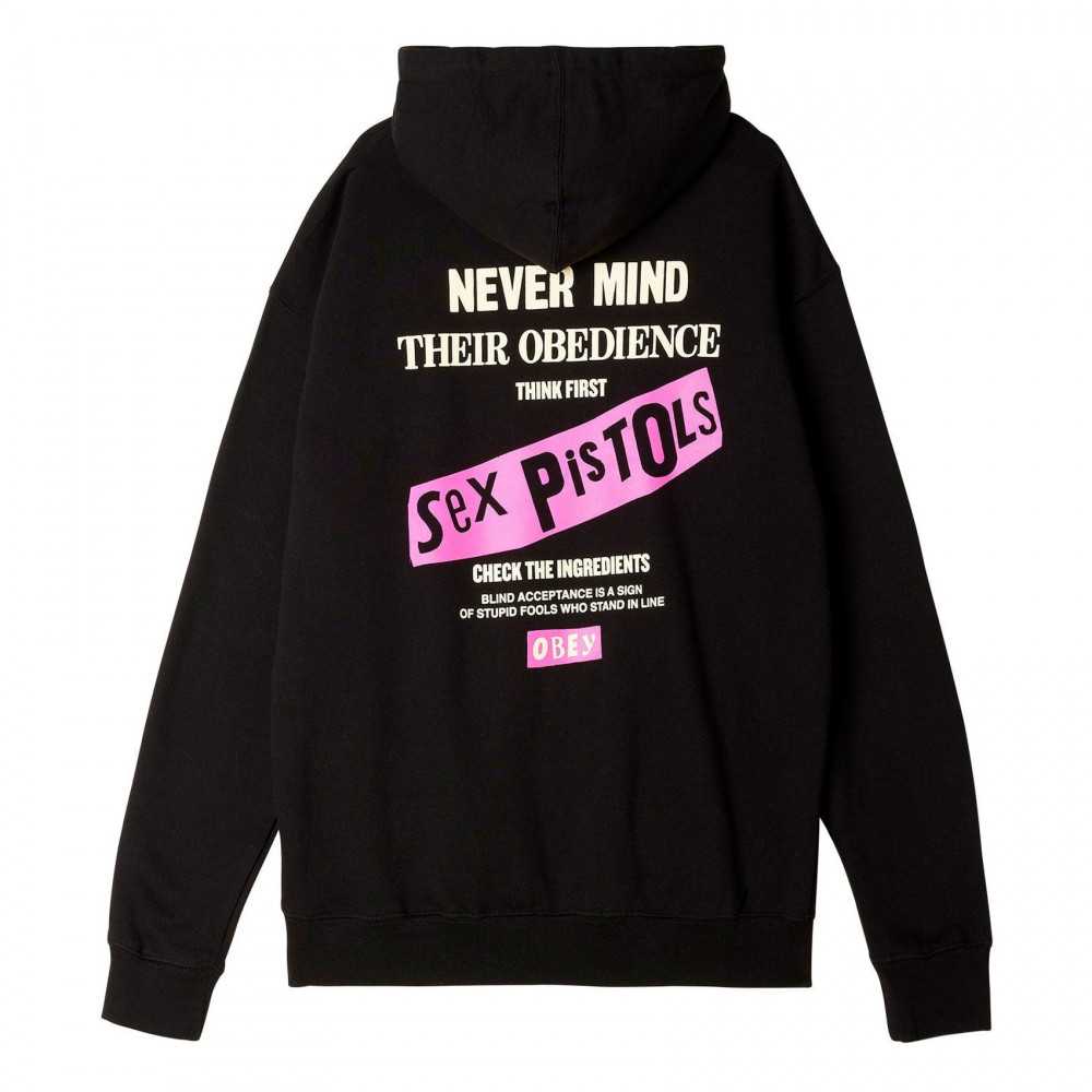 OBEY Never Mind Obedience Black Sweatshirts Suffern