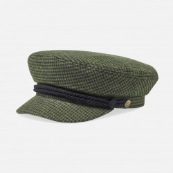 BRIXTON, Fiddler cap, Moss/black