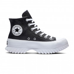 CONVERSE, Chuck taylor all star lugged 2.0 leather, Black/egret/white