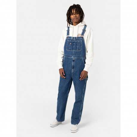 Dickies classic denim bib classic - Blue