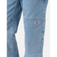 DICKIES, Double knee denim pant, Light wash