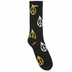 OBEY, Peaced socks, Black multi