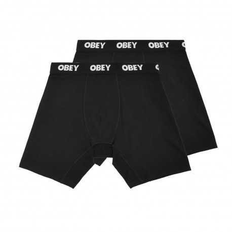 Established work 2 pack boxers - Black