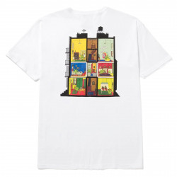 HUF, T-shirt at home ss, White